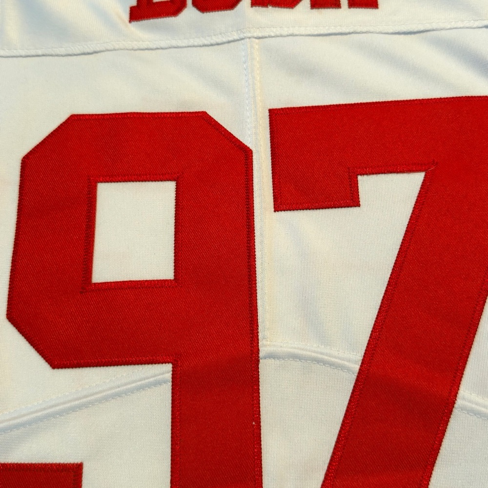 NFL White and Red 49ers Jersey